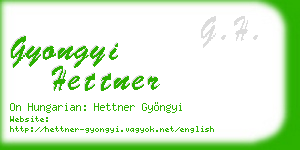 gyongyi hettner business card